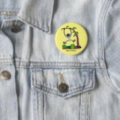 Niedliche Darstellung des Cartoon "glücklicher gib Button (Beispiel)