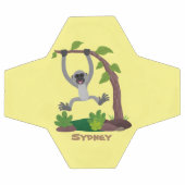 Niedliche Darstellung des Cartoon "glücklicher gib Fußball (Flach)