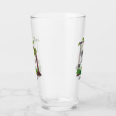 Niedliche Darstellung des Cartoon "glücklicher gib Glas (Rechts)