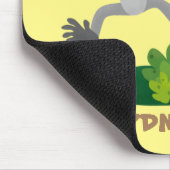 Niedliche Darstellung des Cartoon "glücklicher gib Mousepad (Ecke)