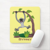 Niedliche Darstellung des Cartoon "glücklicher gib Mousepad (Mit Mouse)