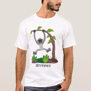 Niedliche Darstellung des Cartoon "glücklicher gib T-Shirt