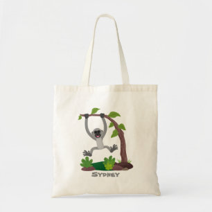 Niedliche Darstellung des Cartoon "glücklicher gib Tragetasche