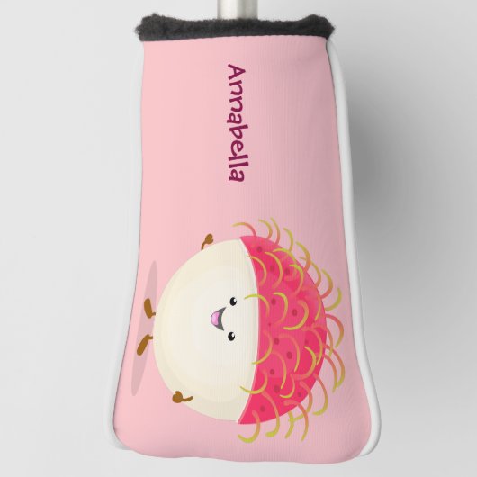 Niedliche Darstellung des Cartoon in Rosa Golf Headcover (Rotieren 90)