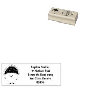 Niedliche Darstellung des Cartoon in Rosa Gummistempel (Stempel)