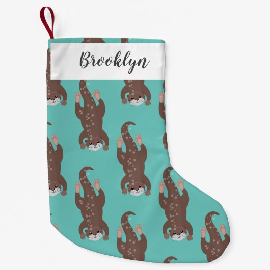 Niedliche Darstellung des Cartoon Kleiner Weihnachtsstrumpf (Vorderseite)