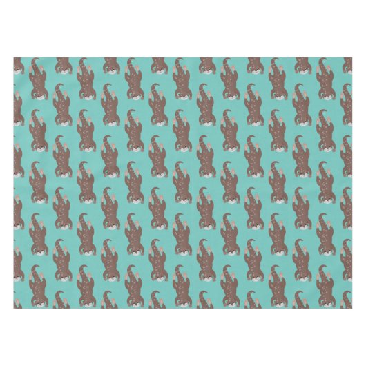 Niedliche Darstellung des Cartoon Tischdecke (Vorderseite (Horizontal))