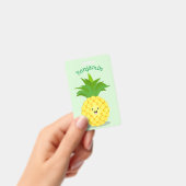 Niedliche Darstellung des Cartoon von Ananas Ausweis (Handheld)