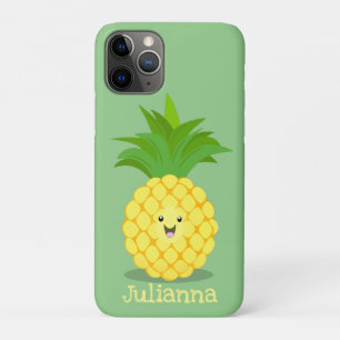 Niedliche Darstellung des Cartoon von Ananas Case-Mate iPhone Hülle