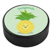 Niedliche Darstellung des Cartoon von Ananas Eishockey Puck (3/4)