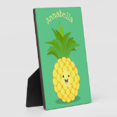 Niedliche Darstellung des Cartoon von Ananas Fotoplatte (Seite)