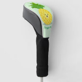 Niedliche Darstellung des Cartoon von Ananas Golf Headcover (angewinkelt)