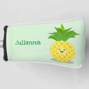 Niedliche Darstellung des Cartoon von Ananas Golf Headcover