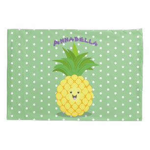 Niedliche Darstellung des Cartoon von Ananas Kissenbezug