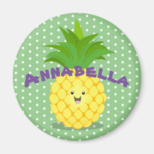 Niedliche Darstellung des Cartoon von Ananas Magnet