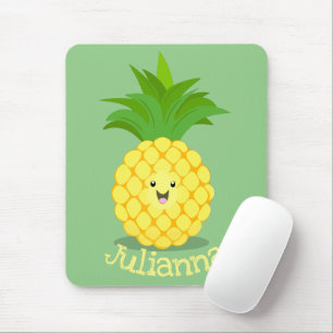 Niedliche Darstellung des Cartoon von Ananas Mousepad