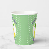 Niedliche Darstellung des Cartoon von Ananas Pappbecher (Links)