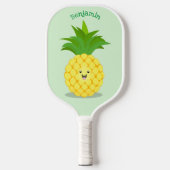 Niedliche Darstellung des Cartoon von Ananas Pickleball Schläger (Vorderseite)