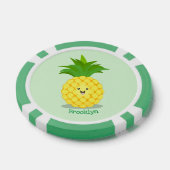 Niedliche Darstellung des Cartoon von Ananas Pokerchips (Einzeln)