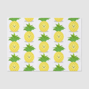 Niedliche Darstellung des Cartoon von Ananas Seidenpapier