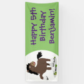 Niedliche Darstellung des Cartoon von Clydesdale Banner (Vertikal)