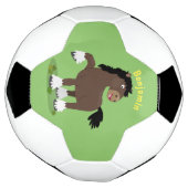 Niedliche Darstellung des Cartoon von Clydesdale Fußball (Gedreht)