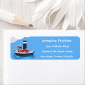 Niedliche Darstellung des Cartoon von Schleppnetze (Insitu)