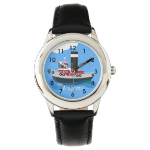 Niedliche Darstellung des Cartoon von Schleppnetze Armbanduhr