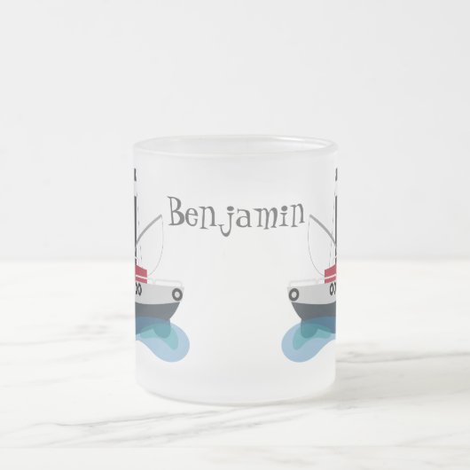 Niedliche Darstellung des Cartoon von Schleppnetze Mattglastasse (Mittel)