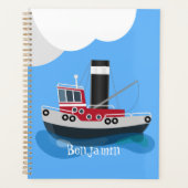 Niedliche Darstellung des Cartoon von Schleppnetze Planer (Vorderseite)