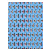 Niedliche Darstellung des Cartoon von Schleppnetze Tischdecke (Vorderseite)