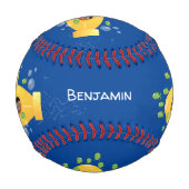 Niedliche Darstellung des Cartoon von Unterseefisc Baseball (Vorderseite)