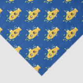 Niedliche Darstellung des Cartoon von Unterseefisc Seidenpapier (Ausschnitt)