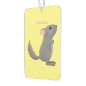 Niedliche Darstellung des Chinchilla-Cartoon Autolufterfrischer (Links)