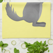 Niedliche Darstellung des Chinchilla-Cartoon Geschirrtuch (Gefaltet)