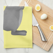 Niedliche Darstellung des Chinchilla-Cartoon Geschirrtuch (Viertel Falte)