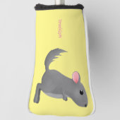 Niedliche Darstellung des Chinchilla-Cartoon Golf Headcover (Rotieren 90)