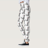 Niedliche Darstellung des Chinchilla-Cartoon Leggings (Links)