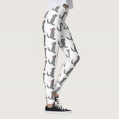Niedliche Darstellung des Chinchilla-Cartoon Leggings (Rechts)