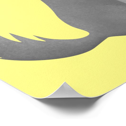 Niedliche Darstellung des Chinchilla-Cartoon Poster (Ecke)