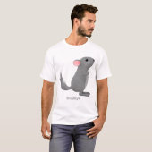 Niedliche Darstellung des Chinchilla-Cartoon T-Shirt (Vorne ganz)