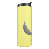 Niedliche Darstellung des Chinchilla-Cartoon Thermosbecher (Nach links gedreht)