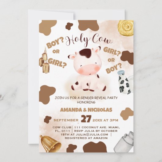 Niedliche Darstellung des Geschlechts der Heiligen Einladung (Vorderseite)