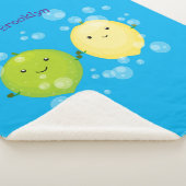 Niedliche Darstellung des Limonen Cartoon Sherpadecke (3/4)