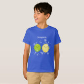 Niedliche Darstellung des Limonen Cartoon T-Shirt (Vorne ganz)
