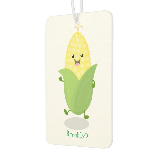 Niedliche Darstellung des Mais-Cartoon Autolufterfrischer (Links)