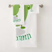 Niedliche Darstellung des Mais-Cartoon Badhandtuch Set (Insitu)