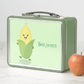 Niedliche Darstellung des Mais-Cartoon Metall Brotdose (Beispiel)