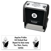 Niedliche Darstellung des Mais-Cartoon Permastempel (Beispiel)