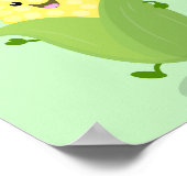 Niedliche Darstellung des Mais-Cartoon Poster (Ecke)